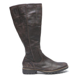 TIMBERLAND Womens Tall Leather Boots Brown UK 4.5 Casual Outdoor Fashion