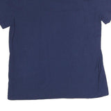 CHAMPION Mens Navy Blue Cotton T-Shirt L Short Sleeve Crew Neck Classic Logo