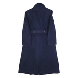 PENDLETON Womens Navy Blue Double Breasted Wool Jacket M Button Closure Tailored