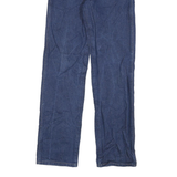 WRANGLER Mens Regular Fit Straight Cotton Denim Blue Jeans W28 L32 Zip Closure