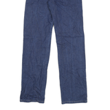 WRANGLER Mens Regular Fit Straight Cotton Denim Blue Jeans W28 L32 Zip Closure