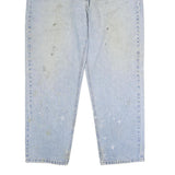 CARHARTT Mens Jeans Blue Regular Straight Denim Light W34 L29 Workwear