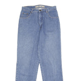 JOHN F GEE Womens Classic Blue Denim Jeans W28 L34 Zip Pocket Straight Fit