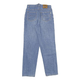 JOHN F GEE Womens Classic Blue Denim Jeans W28 L34 Zip Pocket Straight Fit