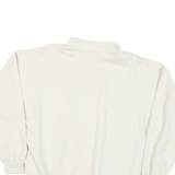 LAWTEX Mens Cream Whistler Canada Half Zip M Cotton Blend Sweatshirt Pullover