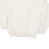 LAWTEX Mens Cream Whistler Canada Half Zip M Cotton Blend Sweatshirt Pullover