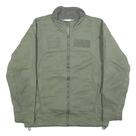 MAS SUF Mens Green Synthetic Zip Jacket S Tactical Military Style Functional