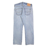 LEVI'S 501 Mens Jeans Blue Regular Straight Denim Light W32 L26 Classic Fit