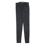 LEVI'S 710 Womens Jeans Black Slim Skinny Denim Medium W28 L32 Stretch