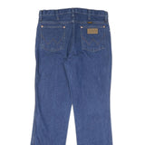 WRANGLER Womens Jeans Blue Regular Straight Denim W33 L32 Classic Cotton Blend