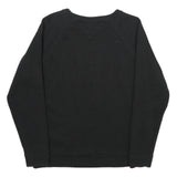 HILFIGER DENIM Mens Black Cotton Blend Crew Neck S Sweatshirt Casual Pullover