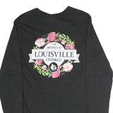 CHAMPION Mens Black University Of Louisville Cardinals Long Sleeve Crew Neck