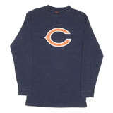 NFL Mens Navy Patterned Jumper Crew Neck Basic Knit M Comfortable Casual