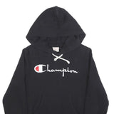 CHAMPION REVERSE WEAVE Womens Black Hoodie S Cotton Classic Pullover Sweatshirt