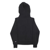 CHAMPION REVERSE WEAVE Womens Black Hoodie S Cotton Classic Pullover Sweatshirt