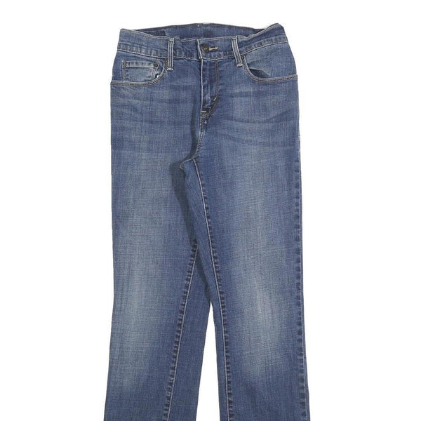 LEVI'S Womens Jeans Blue Regular Straight Denim Medium W27 L32 Classic Cotton