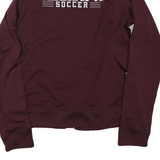 ADIDAS Womens Maroon & White Texas A&M Jacket L Polyester Soccer Sportswear