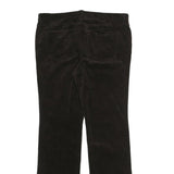 CHAPS Womens Regular Zip Black Cotton Blend Straight Trousers W34 L31