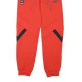 PUMA Mens Joggers Red Slim Tapered S W30 L29 Sportswear Casual Bottoms