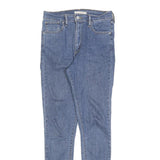 LEVI'S Womens Slim Blue Denim Slim Jeans W29 L32 Zip Cotton Blend