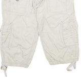 UNION BAY Womens Shorts Beige Cargo Cotton M W32 Casual Pocketed Summer