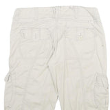 UNION BAY Womens Shorts Beige Cargo Cotton M W32 Casual Pocketed Summer