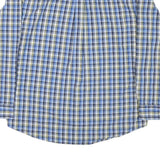 CHAPS Mens Blue & Yellow Check Shirt XL Classic Cotton Blend Button Down