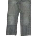 LEVI'S 501 Mens Jeans Grey Regular Straight Denim Medium W32 L28 Button Closure