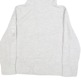 CALVIN KLEIN PERFORMANCE Womens Grey Hooded Plain Full Zip Jumper XL Lightweight