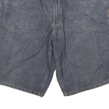 MANTARAY Mens Denim Blue Casual Shorts 2XL W36 Classic Fit Cotton Blend