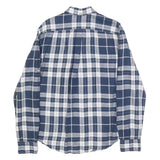 LEVI'S Mens Blue & White Check Shirt M Casual Cotton Blend Long Sleeve