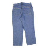 LL BEAN Womens Regular Denim Jeans Blue W32 L28 Classic Zip Cotton Blend