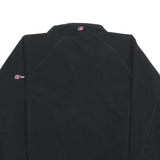 BERGHAUS Womens Black Plain Pullover Jumper Crew Neck Polyester UK 16 Outdoor