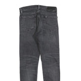 POLO RALPH LAUREN Womens Slim Fit Black Denim Jeans Cotton Blend W30 L30 Stylish