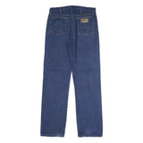WRANGLER Mens Slim Blue Jeans Straight Denim W31 L32 Classic Zip Pocket