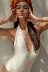 Deep Plunge One Piece Swimsuit