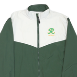 GAME Mens Green & White Roosevelt Lacrosse Track Jacket M Polyester Blend Zip