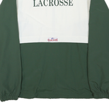 GAME Mens Green & White Roosevelt Lacrosse Track Jacket M Polyester Blend Zip