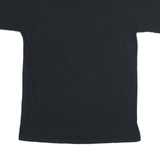 POETIC JUSTICE Mens Black Graphic T-Shirt M Short Sleeve Crew Neck Vintage