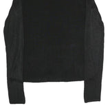 ELEMENTS AMANDA WAKELEY Womens Black Plain Pullover V-Neck Basic Knit UK 18