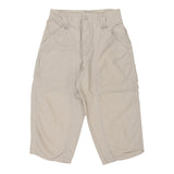 Benetton Shorts - 36W UK 18 Beige Cotton
