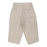 Benetton Shorts - 36W UK 18 Beige Cotton