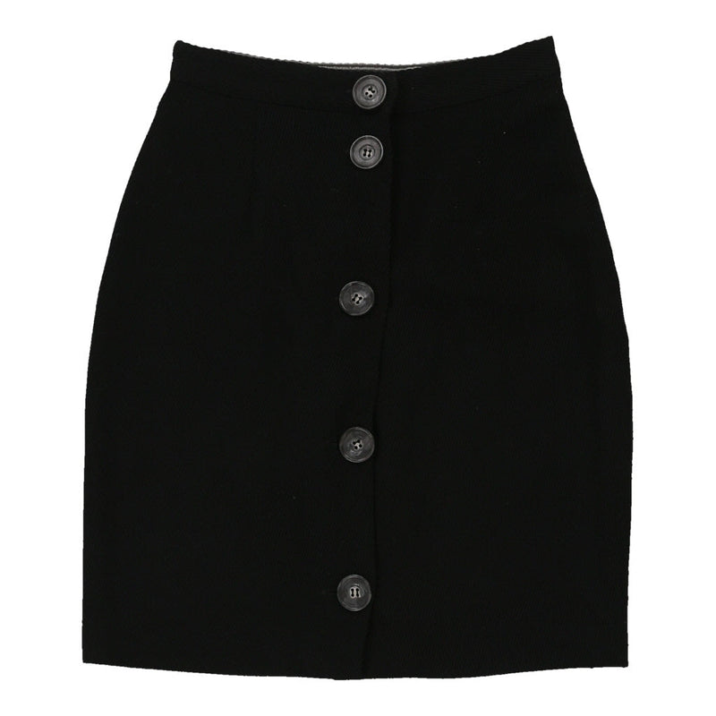 Emporio Armani Skirt - 26W UK 6 Black Wool