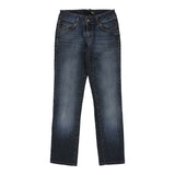 Just Cavalli Embroidered Jeans - 27W UK 8 Blue Cotton