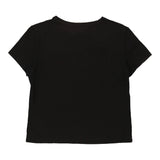 Roberto Cavalli Sport Graphic T-Shirt - Medium Black Cotton