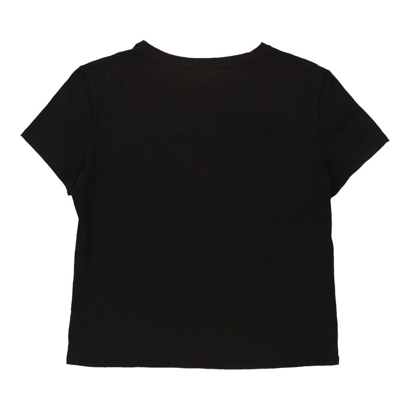 Roberto Cavalli Sport Graphic T-Shirt - Medium Black Cotton