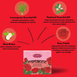 Romance Bath Bomb with Patchouli and Rose Petals