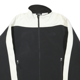 THE NORTH FACE Mens Black & White Track Jacket XS Polyester Blend Zip Sport
