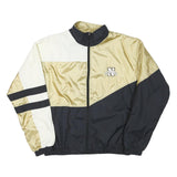 HOLLOWAY Mens Black White & Gold Millers Windbreaker Jacket M Polyester