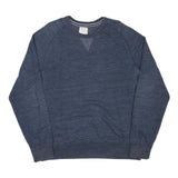 CHAMPION Mens Blue XL Crew Neck Cotton Blend Sweatshirt Pullover Casual